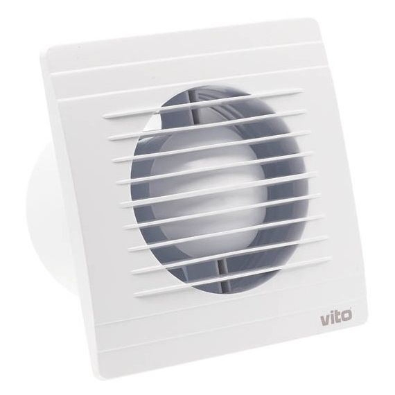Aspiratore 15W 120m3/h 35Db ?100x65mm Vito Aspiratore 15W 120m3/h 35Db ?100x65mm Vito